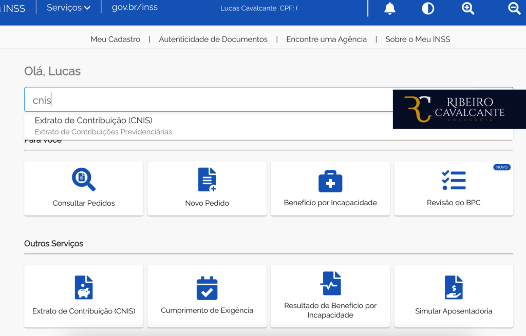 Extrato de contribuicoes cnis meu inss