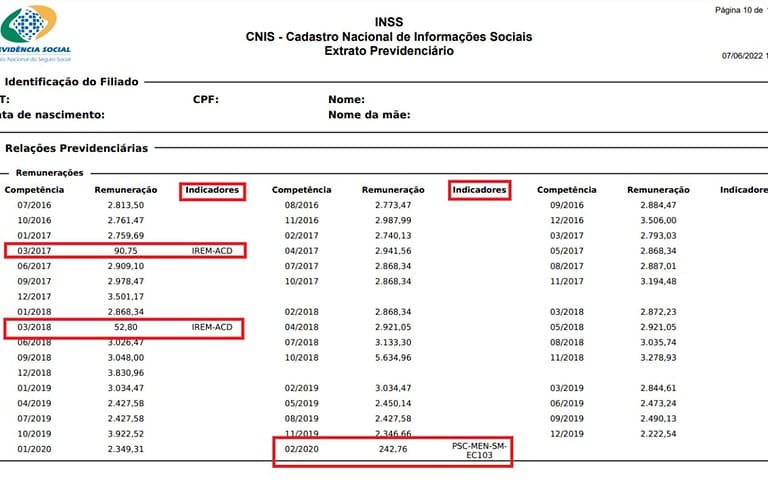 Como corrigir erros de dados no cnis